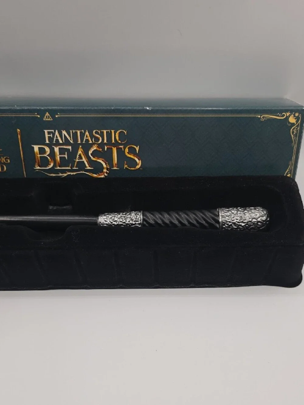 Fantastic Beasts Leta Lestrange Wand with Silver Accents And Stand